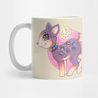 Adorable Midcentury Deer with Bonus Eyeballs Mug